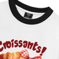 Áo Thun Ringer Relaxed Fit Sweet Pastry Red Bơ Croissant