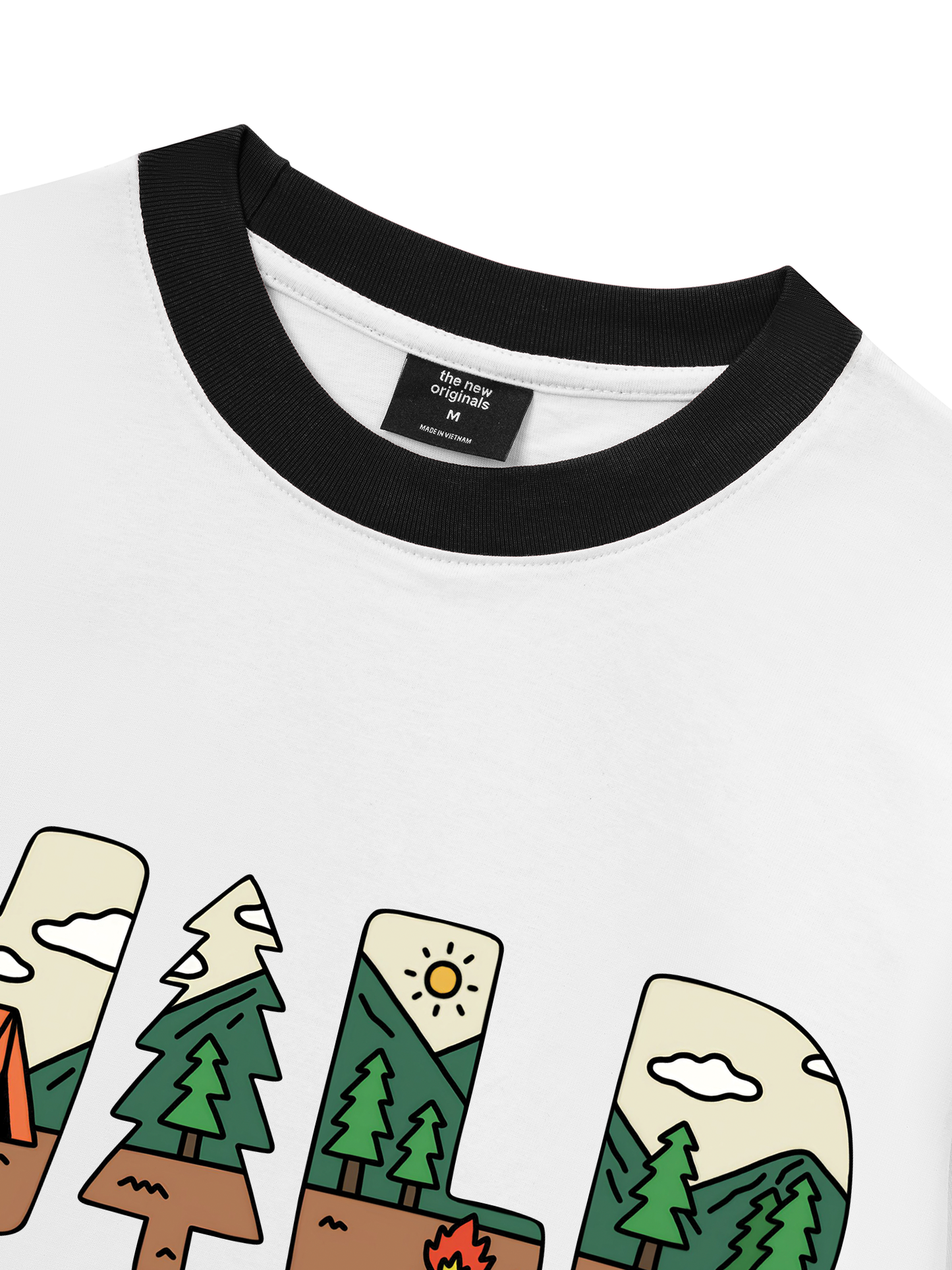 Áo Thun Ringer Relaxed Fit WILD