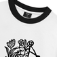 Áo Thun Ringer Relaxed Fit Coffee & Flowers Oversized