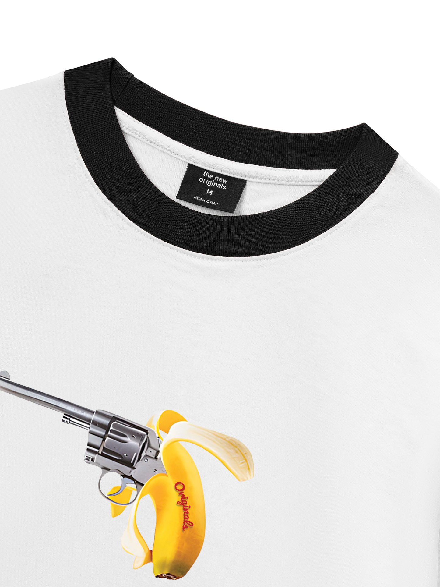 Áo Thun Ringer Relaxed Fit Fun Banana Gun