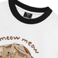 Áo Thun Ringer Relaxed Fit Sweet Pastry Meow Meow Bead