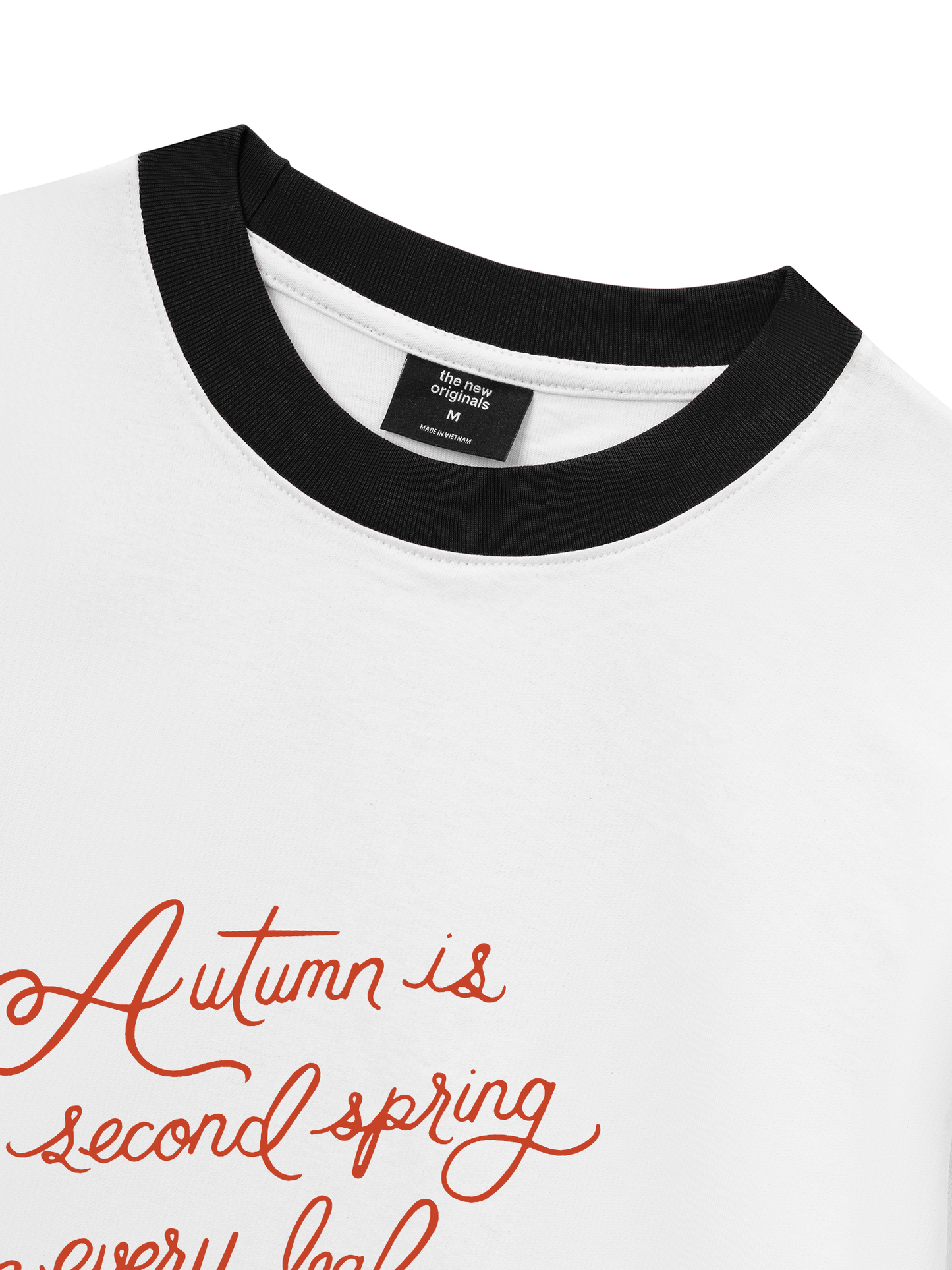 Áo Thun Ringer Relaxed Fit Autumn is a Second Spring