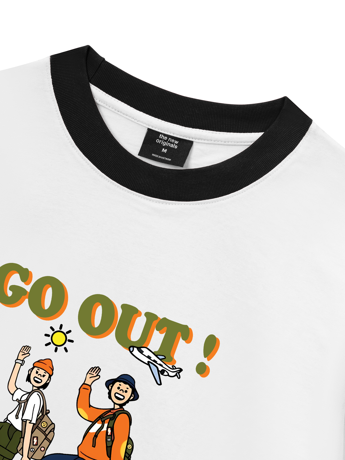Áo Thun Ringer Relaxed Fit Weekend Go Out