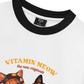 Áo Thun Ringer Relaxed Fit Vitamin Meow