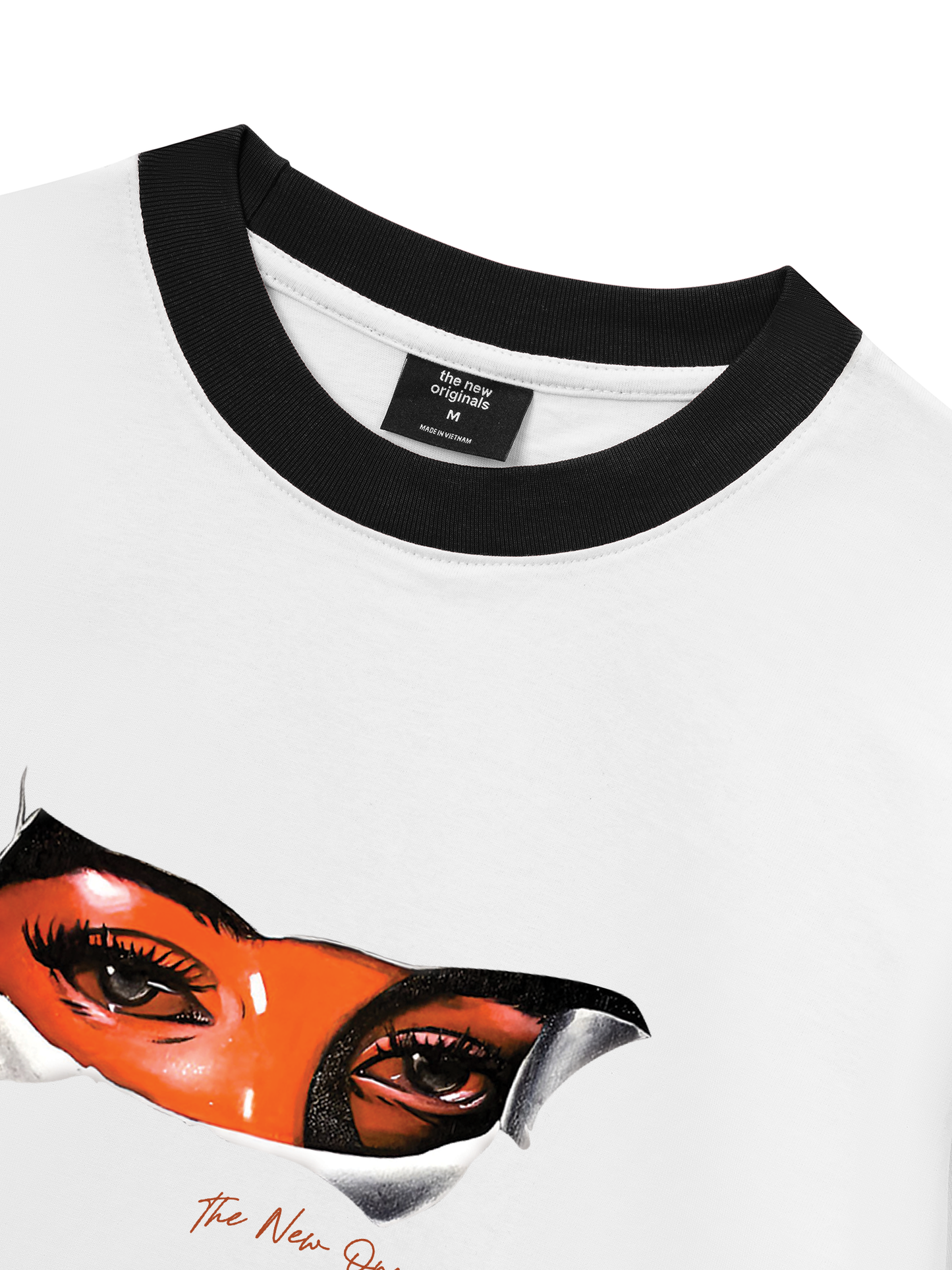 Áo Thun Ringer Relaxed Fit Virgin Mary Eye