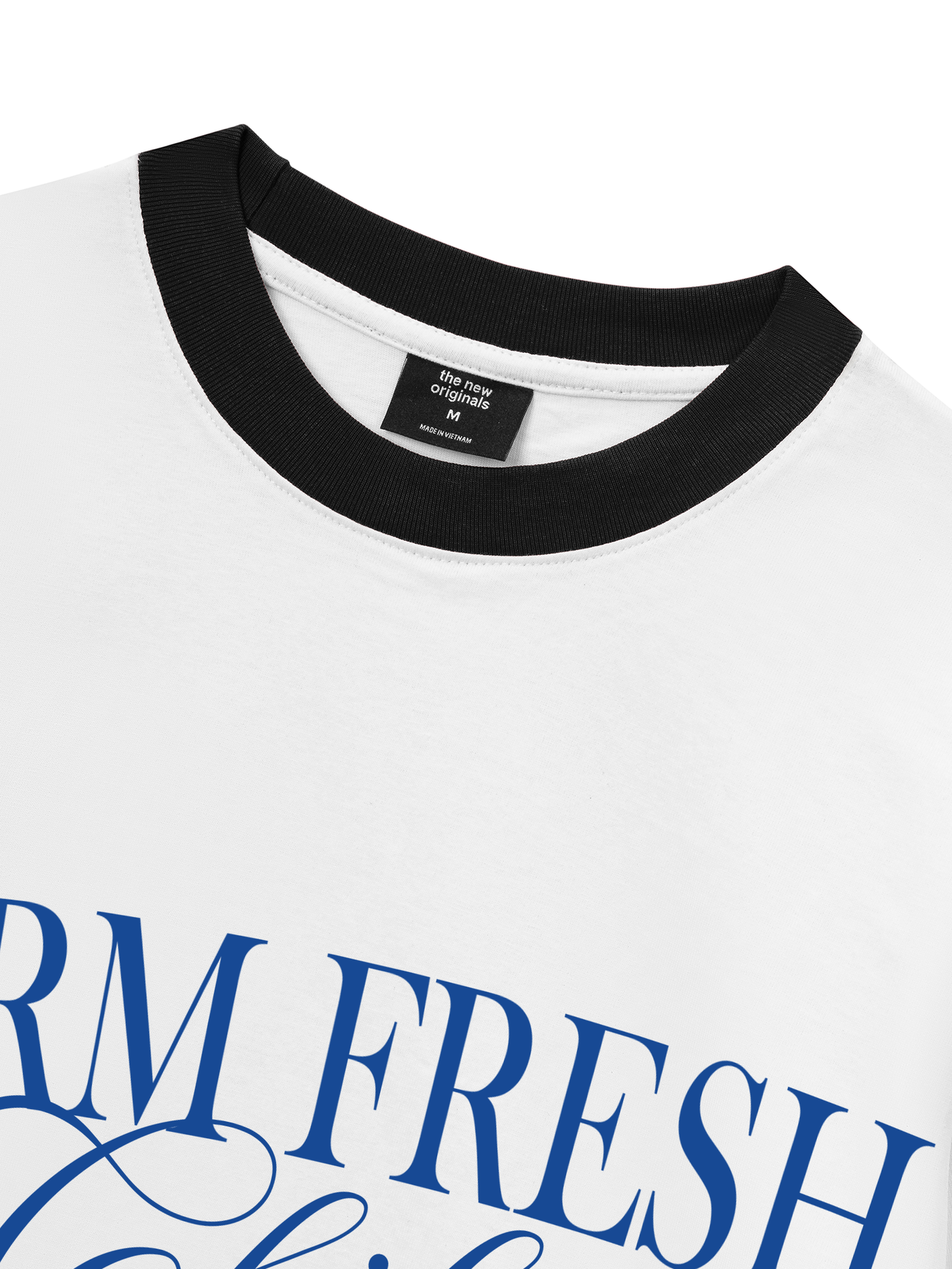 Áo Thun Ringer Relaxed Fit Summer Vibes Farm Fresh Chili