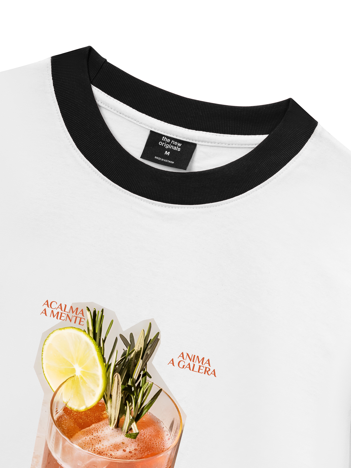 Áo Thun Ringer Relaxed Fit Fresh Aperol Spitz