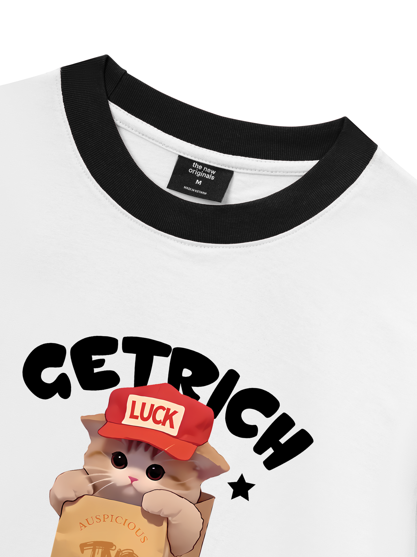 Áo Thun Ringer Relaxed Fit Animal Couple For Girl