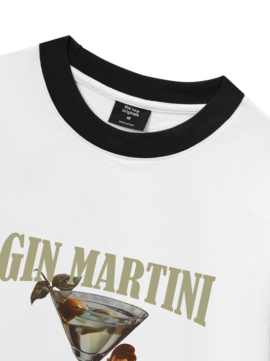 Áo Thun Ringer Relaxed Fit Fresh Gin Martini