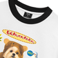 Áo Thun Ringer Relaxed Fit Sweet Pastry And Puppy Duck