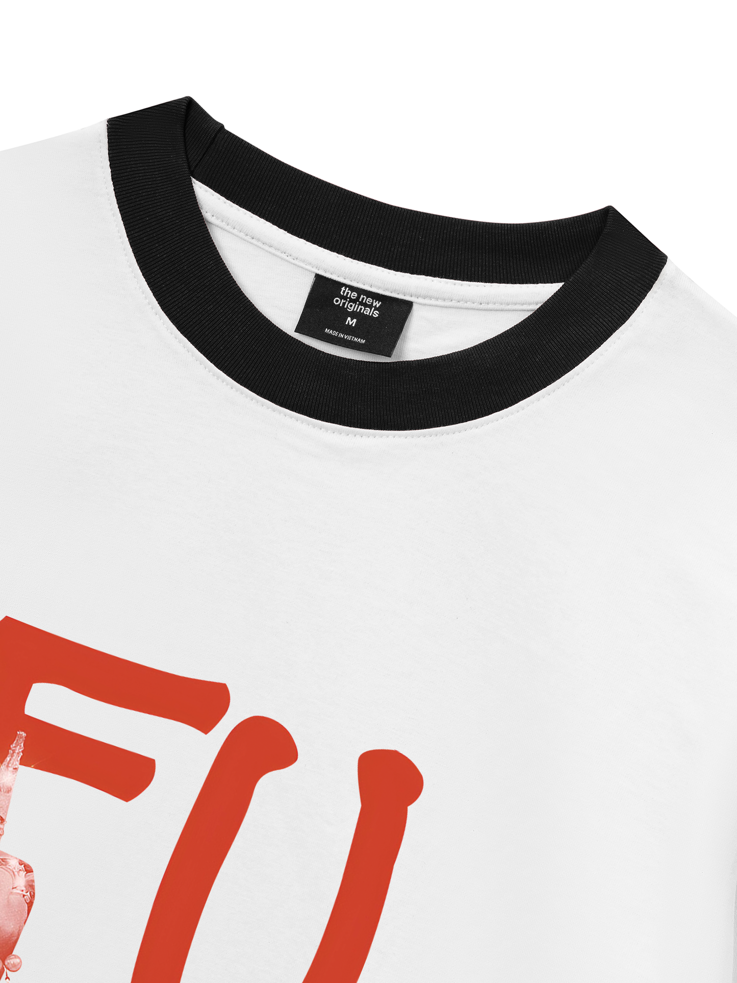 Áo Thun Ringer Relaxed Fit FUCK-Double Lovers