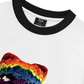 Áo Thun Ringer Relaxed Fit Bad Boy & Rainbow Crochet Hat
