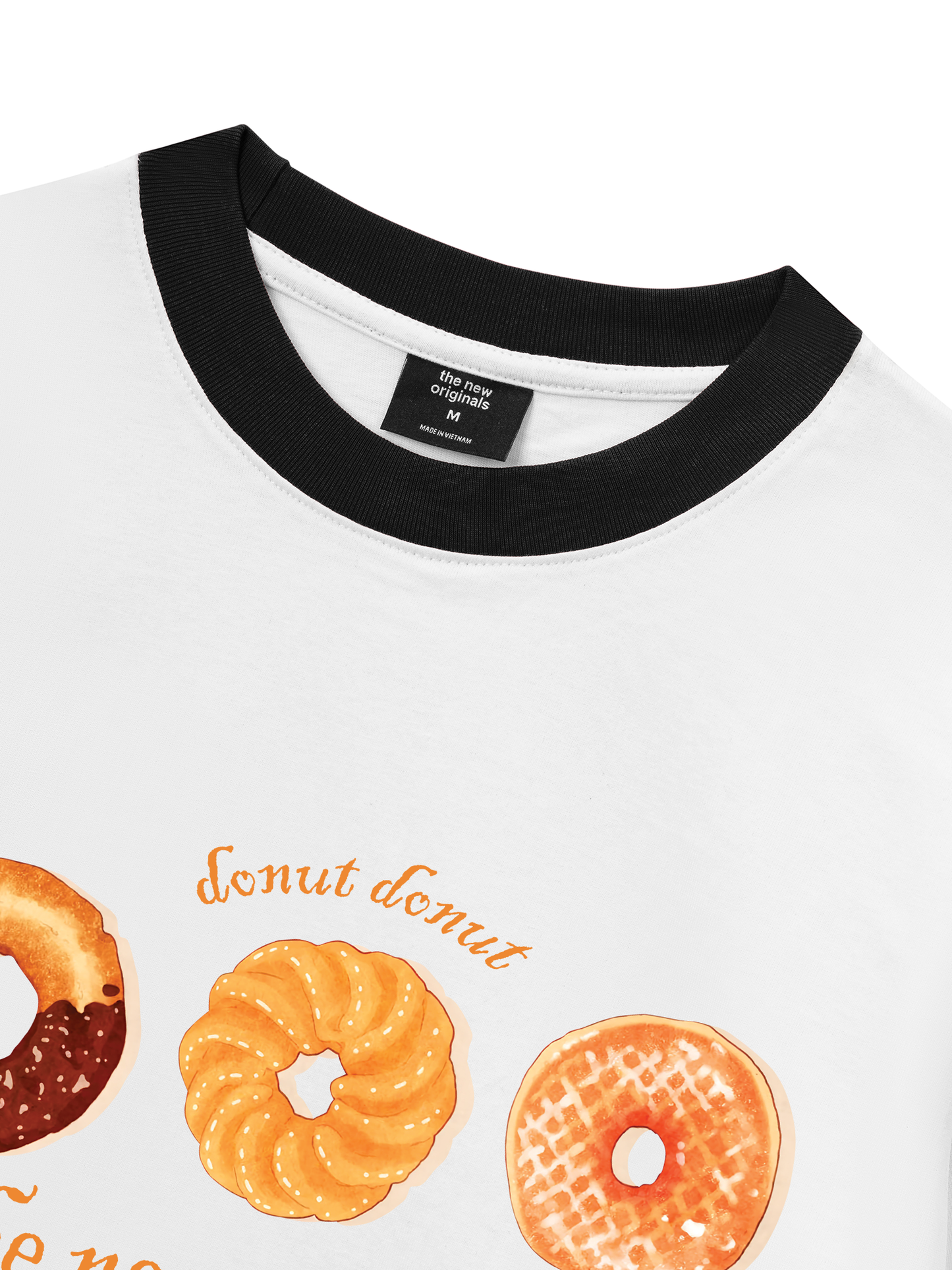 Áo Thun Ringer Relaxed Fit Donut