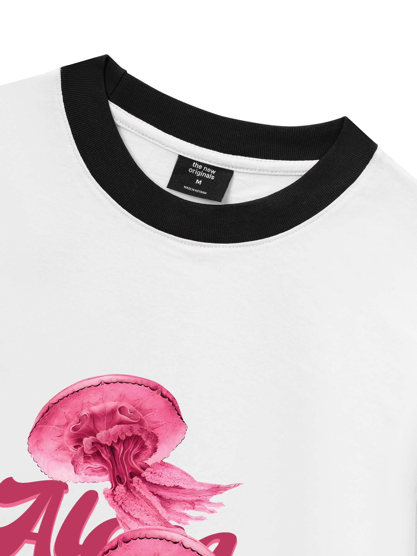 Áo Thun Ringer Relaxed Fit Summer Vibes Aloha