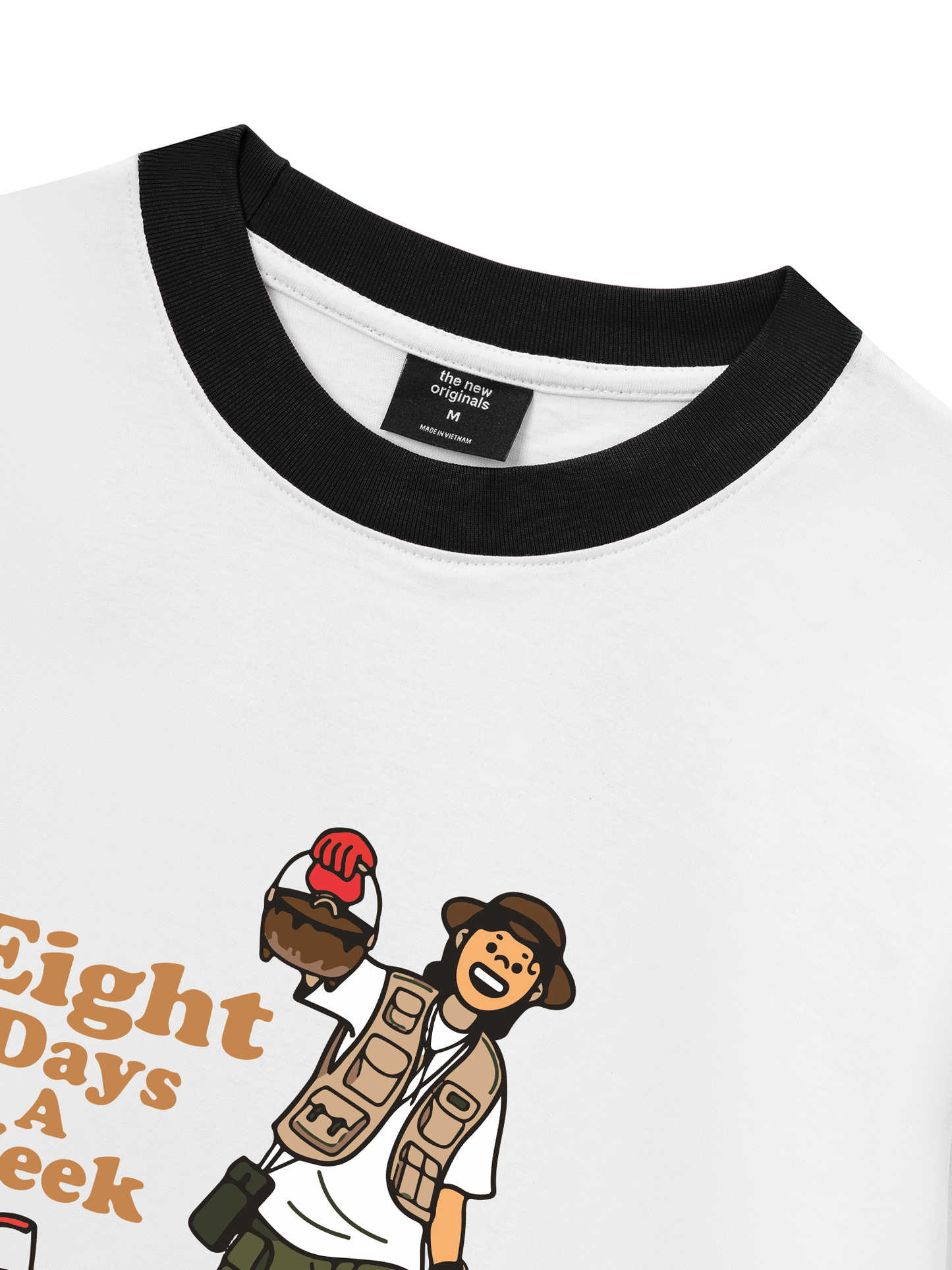 Áo Thun Ringer Relaxed Fit Go Out Eight Days A Week