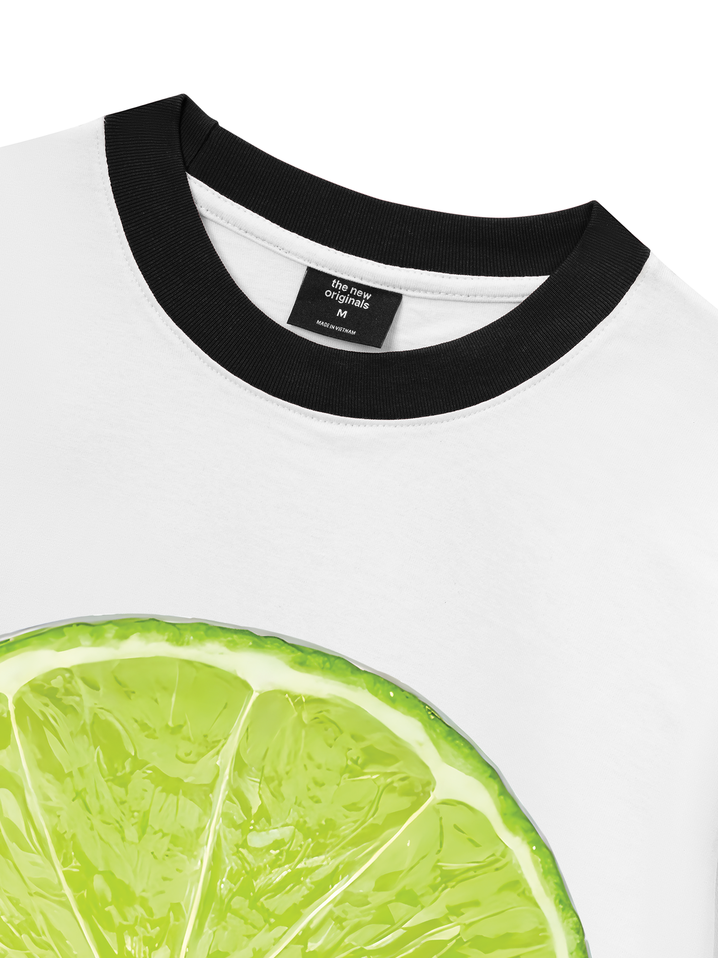 Áo Thun Ringer Relaxed Fit Summer Vibes Lemon