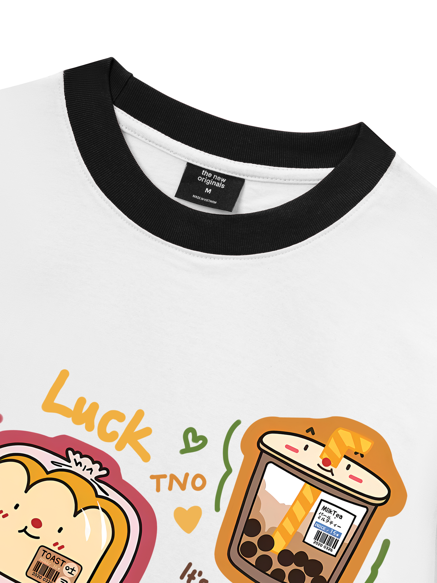 Áo Thun Ringer Relaxed Fit Sweet Pastry Cute Bento