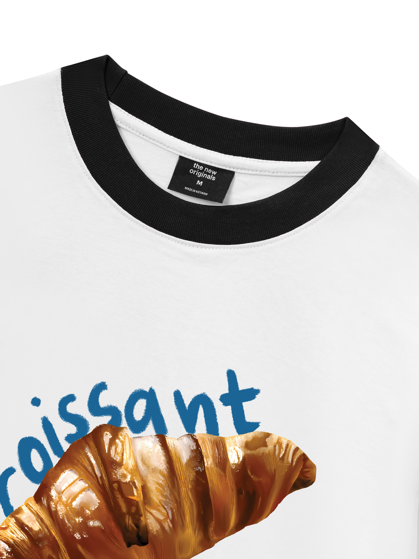 Áo Thun Ringer Relaxed Fit Sweet Patry Croissant