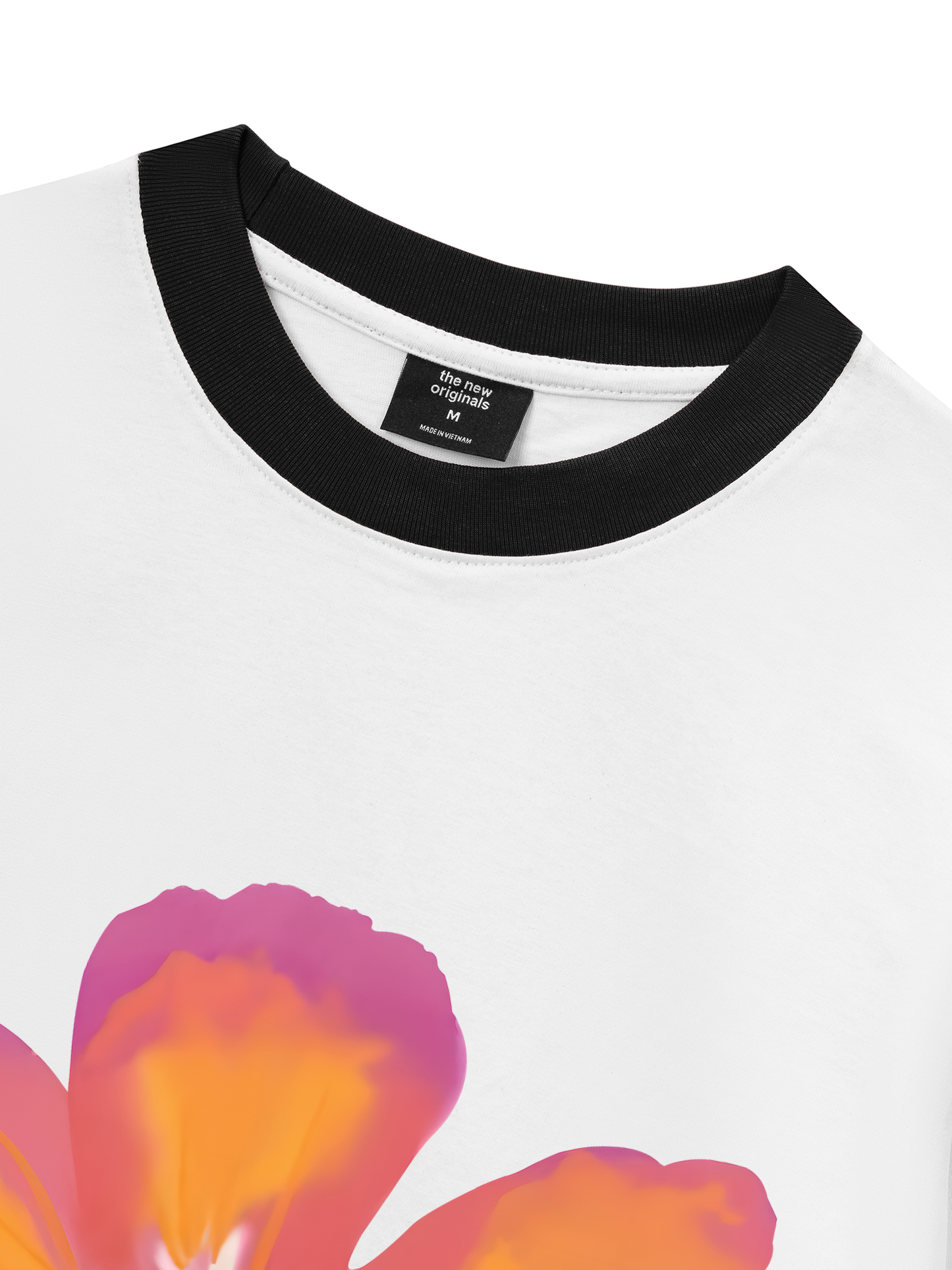 Áo Thun Ringer Relaxed Fit Summer Vibes Hawai Flower