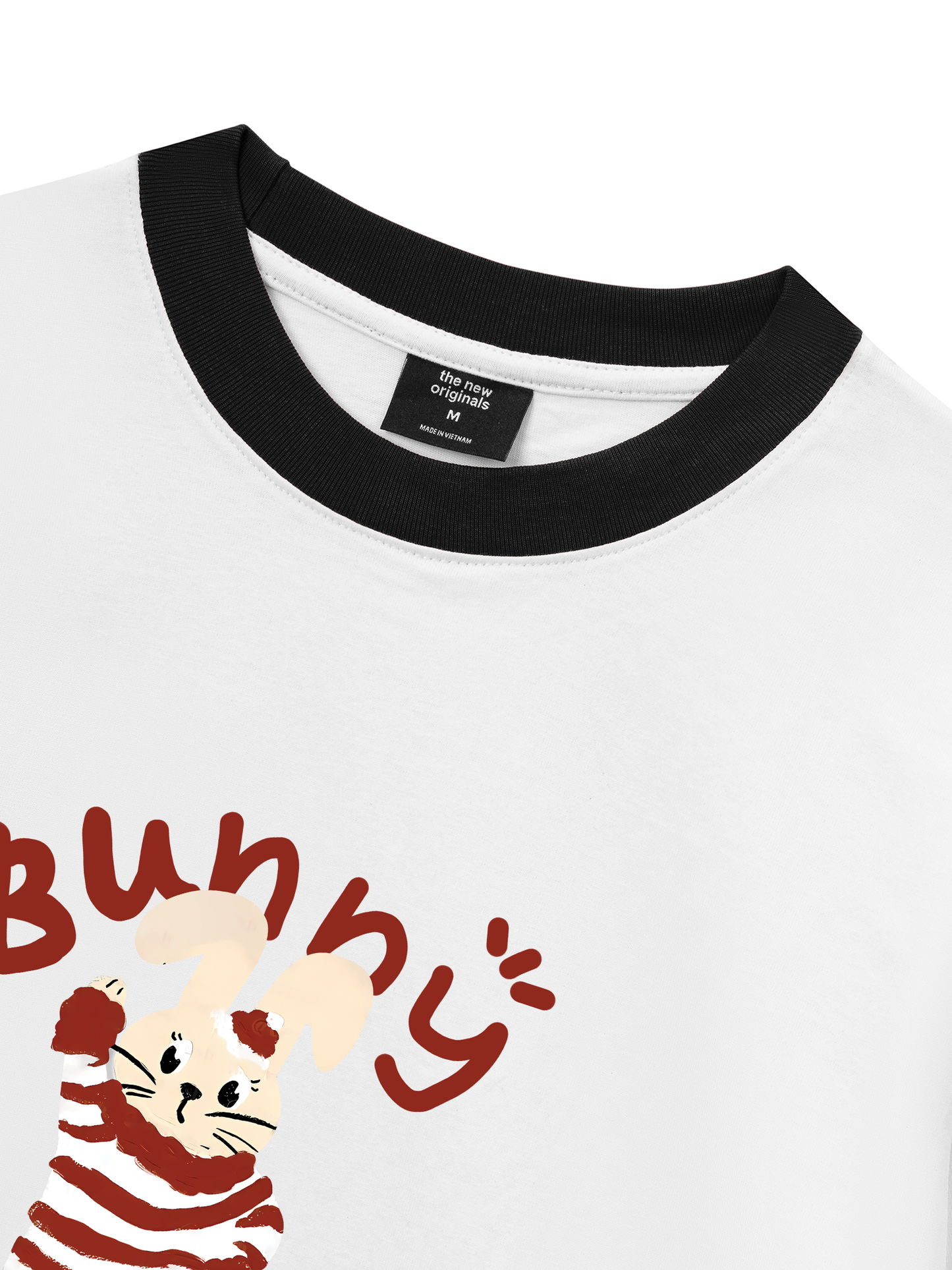 Áo Thun Ringer Relaxed Fit Animal Bunny
