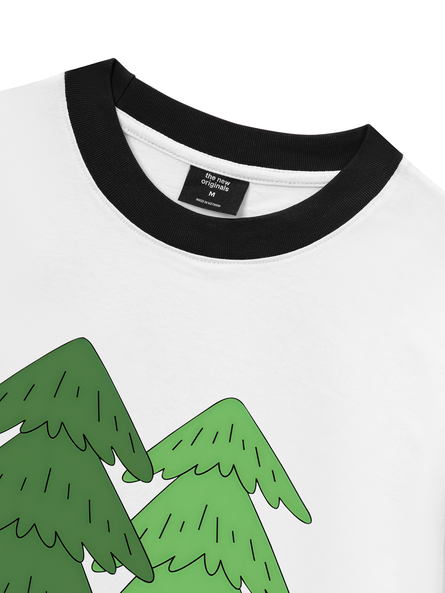 Áo Thun Ringer Relaxed Fit Let_s go camping