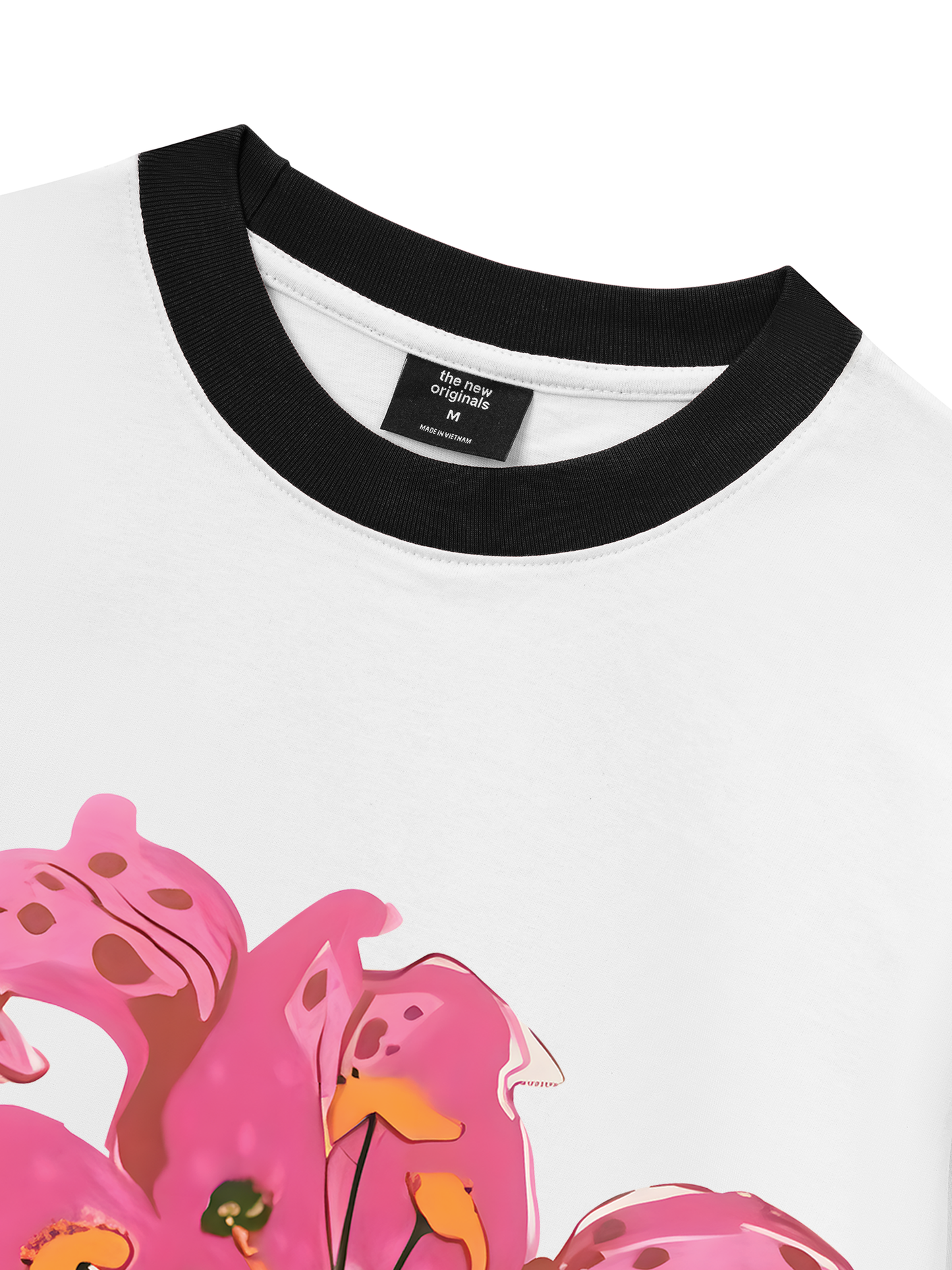 Áo Thun Ringer Relaxed Fit Summer Vibes Florist By Orginals