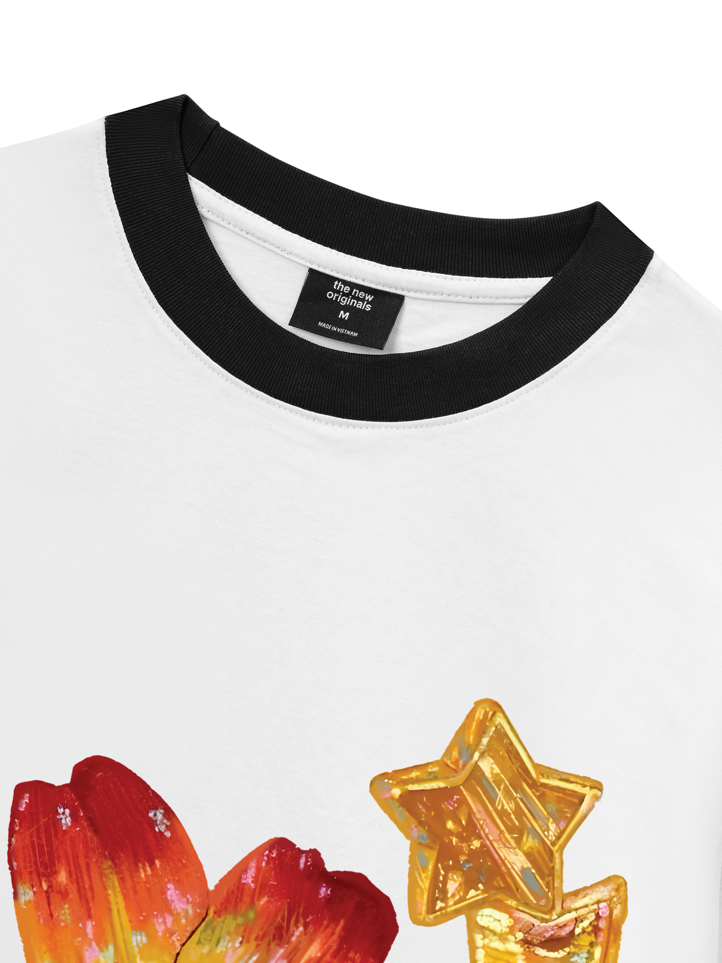 Áo Thun Ringer Relaxed Fit Blooming in the Stars