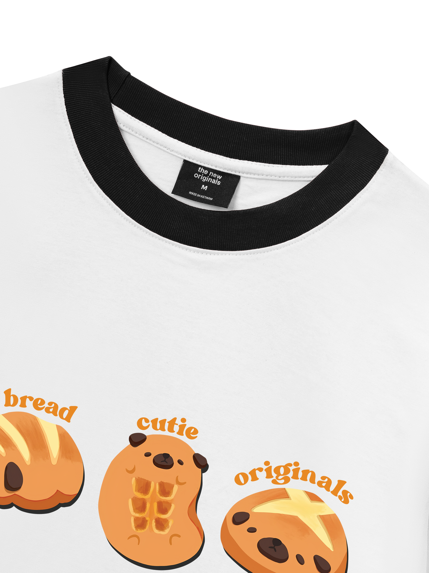 Áo Thun Ringer Relaxed Fit Cutie Bread