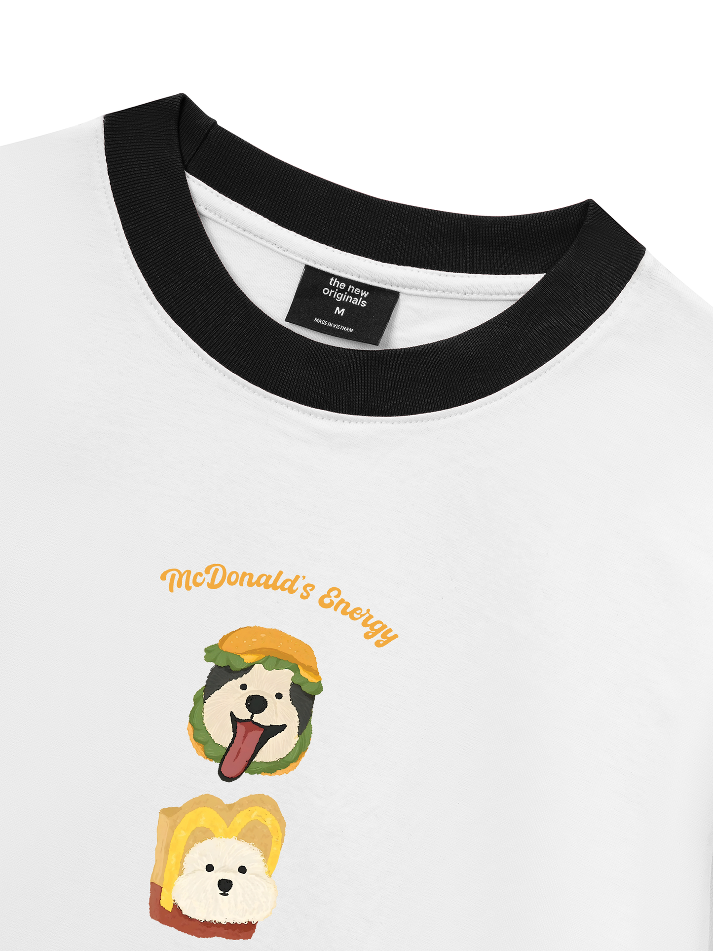 Áo Thun Ringer Relaxed Fit McDonal Energy