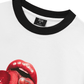 Áo Thun Ringer Relaxed Fit Lips Lollipop