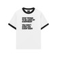 Áo Thun Ringer Relaxed Fit Life Vibe Be Yourself