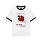 Áo Thun Ringer Relaxed Fit Summer Vibes Red LOve