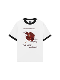 Áo Thun Ringer Relaxed Fit Summer Vibes Red LOve
