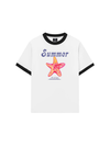 Áo Thun Ringer Relaxed Fit Summer Vibes Beach