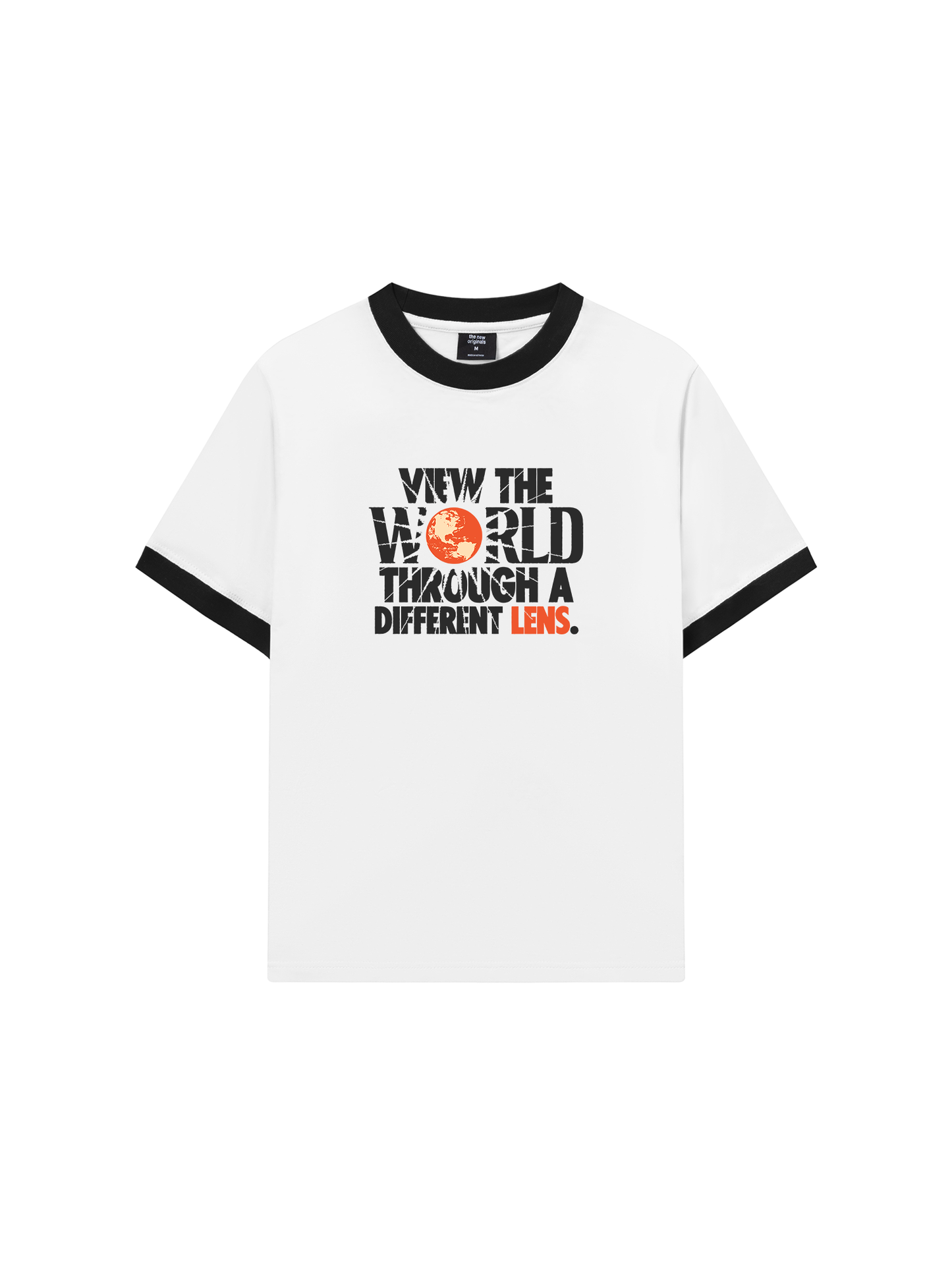 Áo Thun Ringer Relaxed Fit Be Bold View The World Through