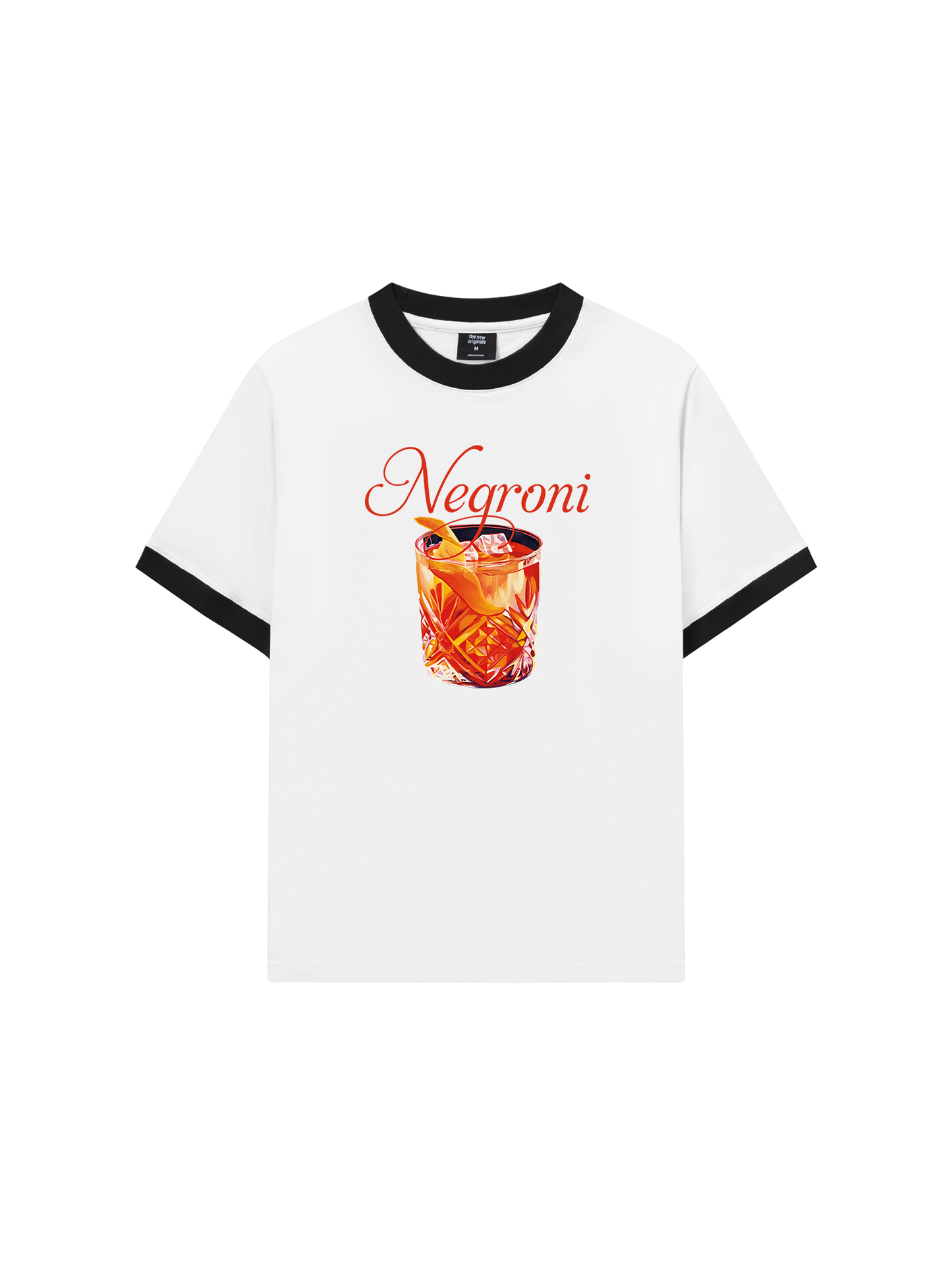 Áo Thun Ringer Relaxed Fit Fresh Red Negroni