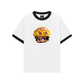 Áo Thun Ringer Relaxed Fit Flower Sun Knit Hat Cartoon Head