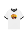 Áo Thun Ringer Relaxed Fit Flower Sun Knit Hat Cartoon Head