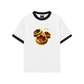 Áo Thun Ringer Relaxed Fit Gangster Smile Cap Art