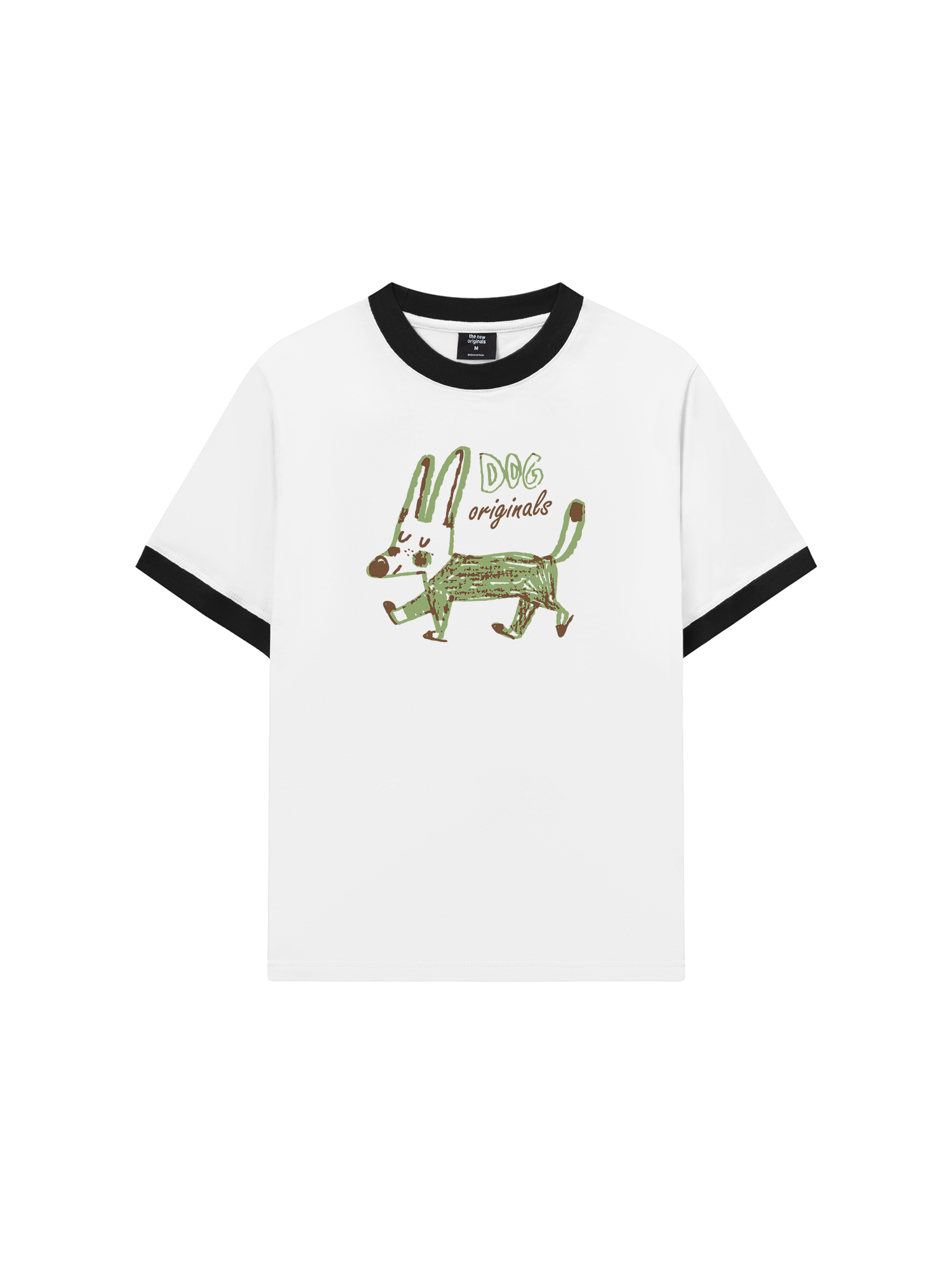 Áo Thun Ringer Relaxed Fit Dog Originals