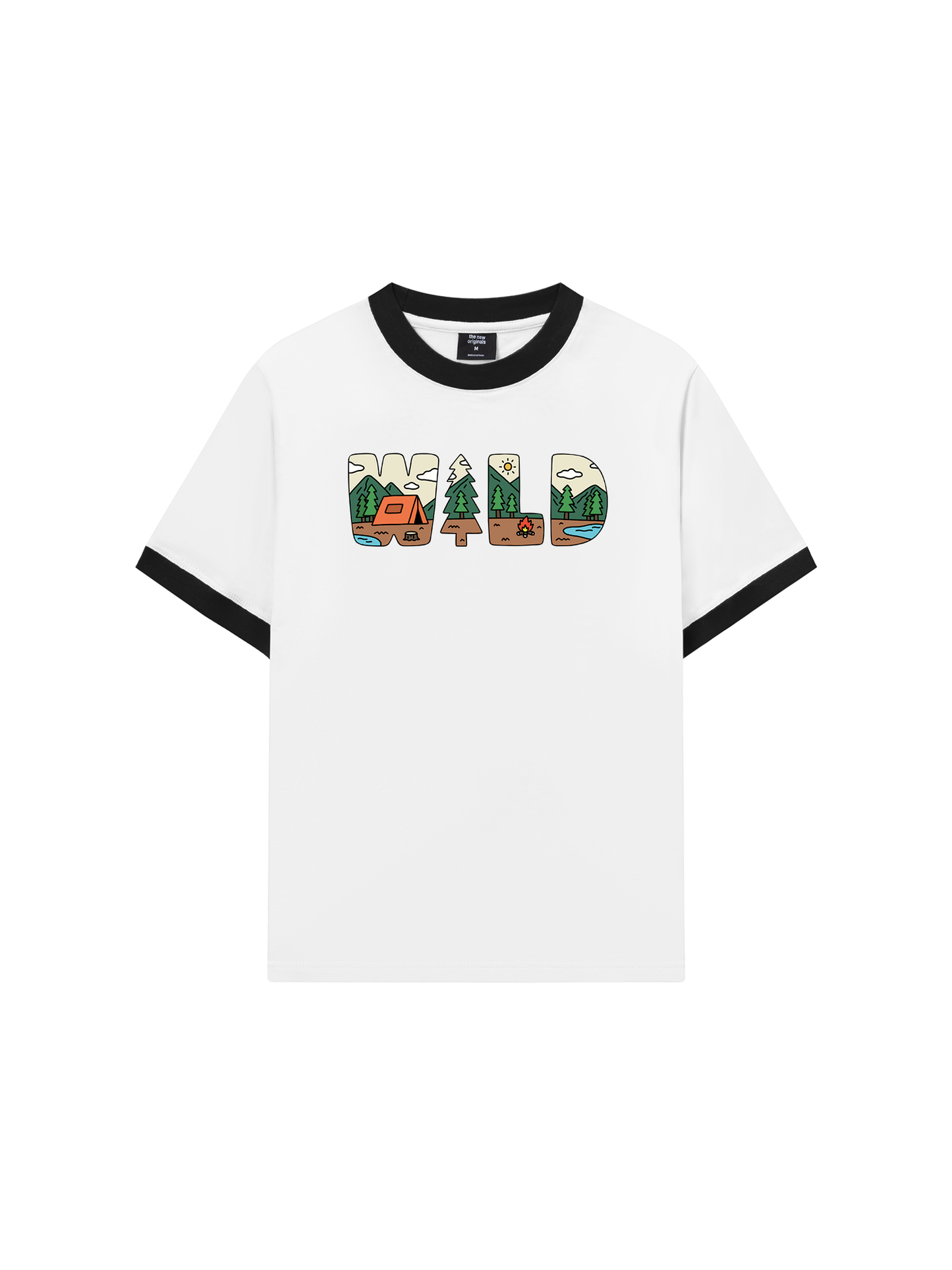Áo Thun Ringer Relaxed Fit WILD
