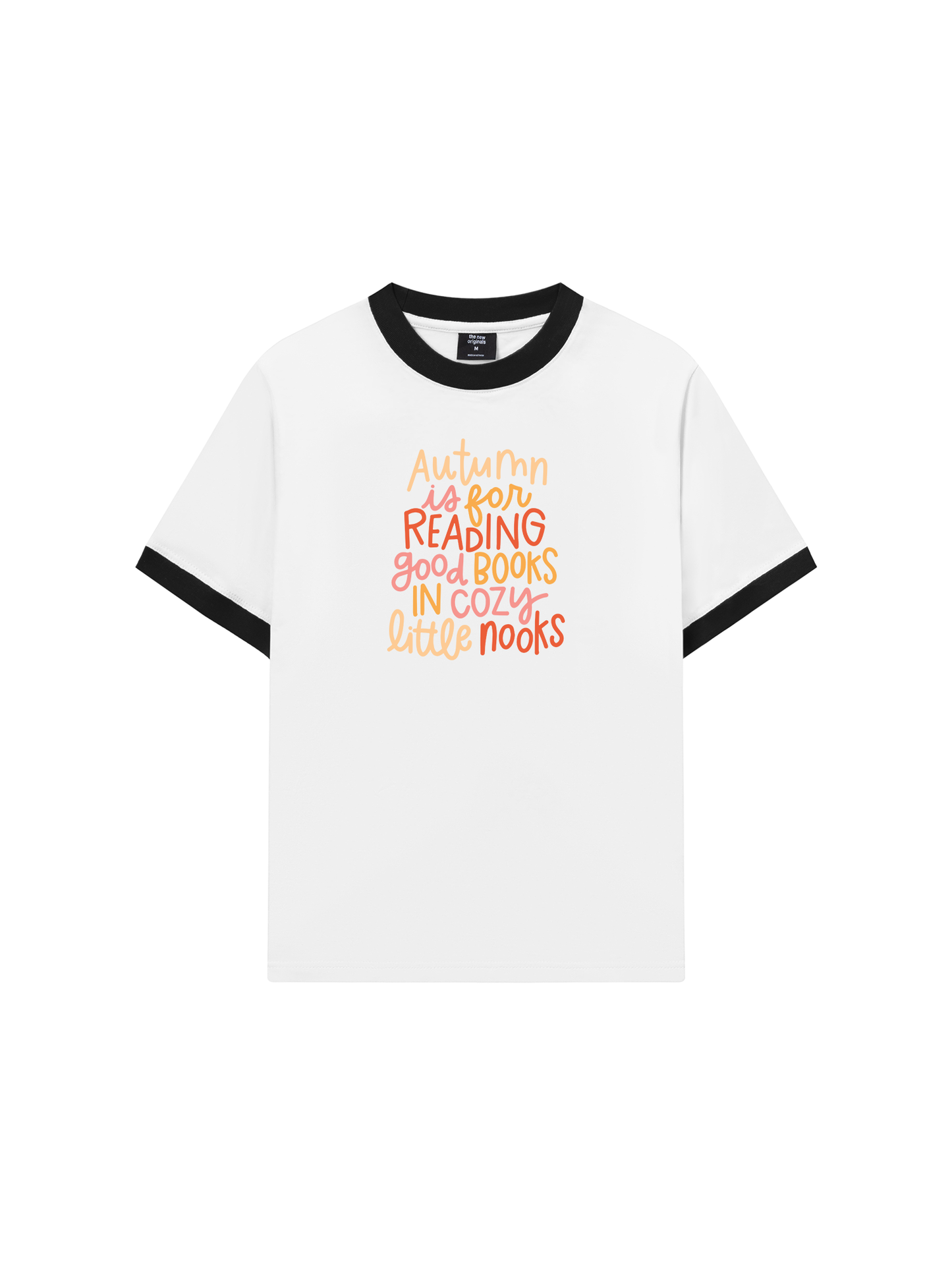 Áo Thun Ringer Relaxed Fit Autumn is For Reading Good Books