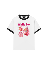 Áo Thun Ringer Relaxed Fit Ocean White Fox