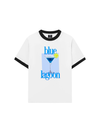 Áo Thun Ringer Relaxed Fit Fresh Blue Lagoon