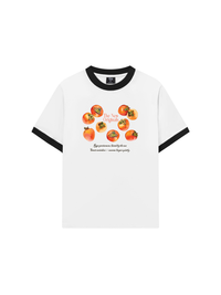 Áo Thun Ringer Relaxed Fit Ripe persimmons