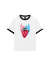 Áo Thun Ringer Relaxed Fit BOUNCE BACK© two-tone devil lip