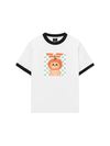 Áo Thun Ringer Relaxed Fit Animal Meow Pumpkin