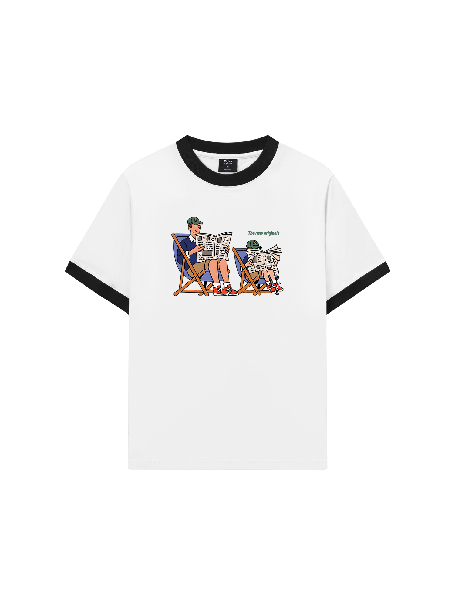 Áo Thun Ringer Relaxed Fit Let_s go out