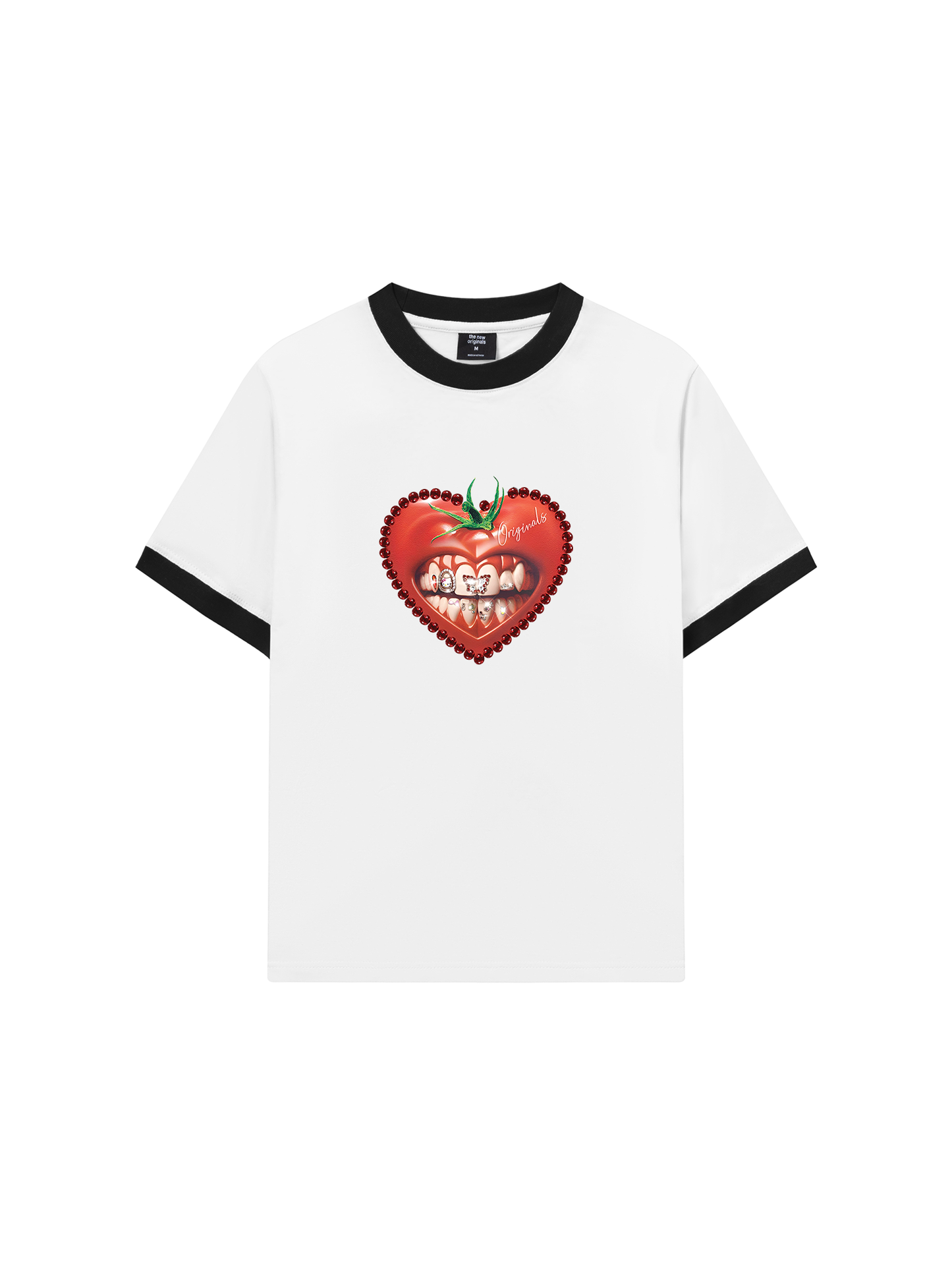 Áo Thun Ringer Relaxed Fit - Love Tomato Art Grills