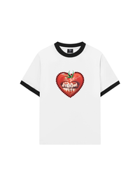 Áo Thun Ringer Relaxed Fit - Love Tomato Art Grills